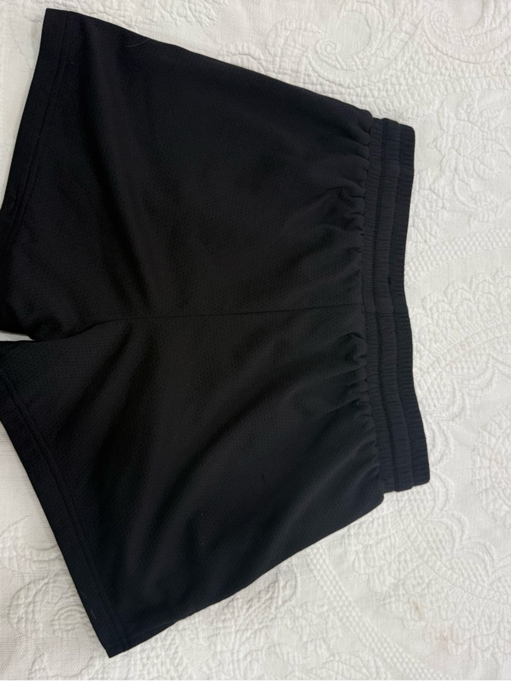 Kill Crew Black Shorts with White Logo Patch and Red Drawstring Accent - Picture 3 of 3